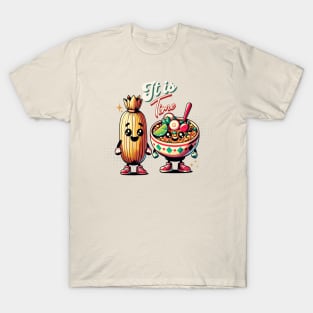 Tamale & Menudo Friends | Funny Retro T-Shirt